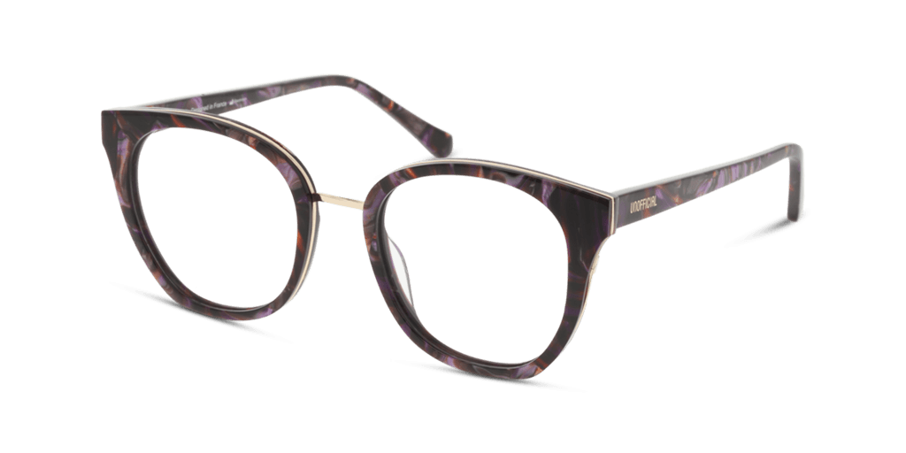 Unofficial UNOF0432 HV00 női havana színű macskaszem formájú szemüveg