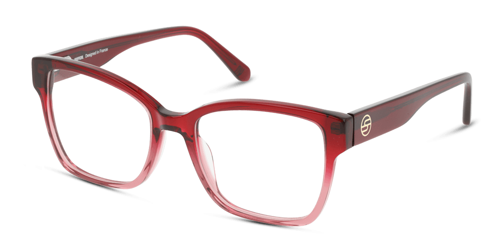 Unofficial UNOF0361 UU00 női piros színű négyzet formájú szemüveg