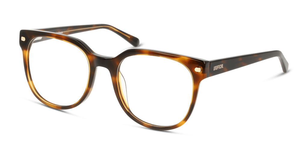 Unofficial UNOF0248 HH00 női havana színű különleges formájú szemüveg