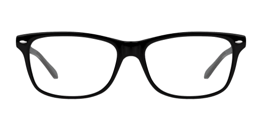 Unofficial UNOF0017 BB00 női fekete színű téglalap formájú szemüveg