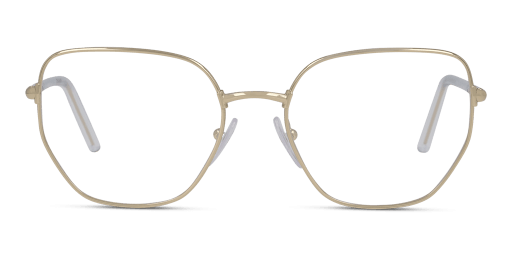 Prada PR 60WV ZVN1O1 női arany színű különleges formájú szemüveg