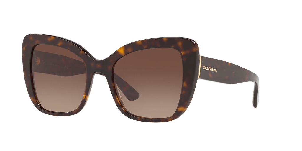 Dolce and Gabbana DG4348 502/13 női havana színű macskaszem formájú napszemüveg