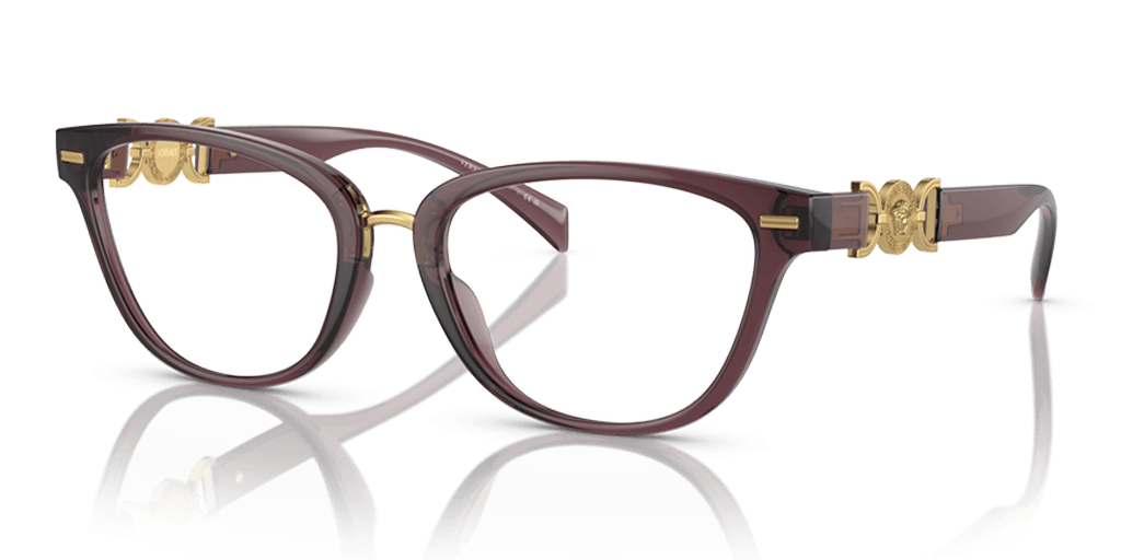 Versace 0VE3336U női átlátszó színű macskaszem formájú szemüveg