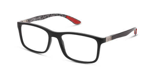 Ray-Ban RX8908 2000 férfi fekete színű téglalap formájú szemüveg