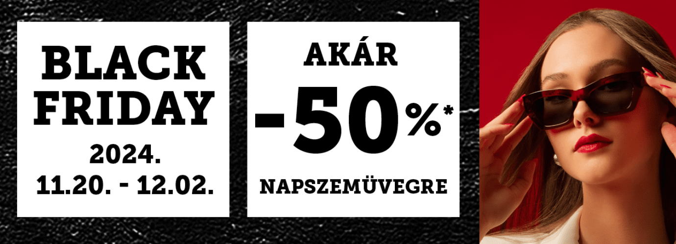 Black Friday napszemüveg akció -50%