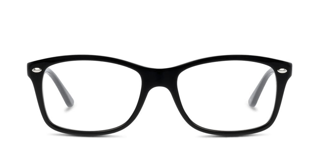 Ray-Ban RX5228 2000 női fekete színű téglalap formájú szemüveg