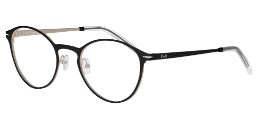 DbyD DBOF9013 női fekete színű pantó formájú szemüveg