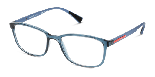 Prada Linea Rossa PS 04IV CZH1O1 férfi transzparens színű téglalap formájú szemüveg