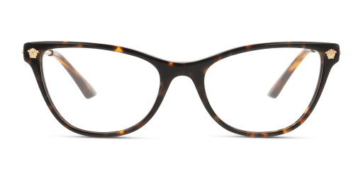 Versace VE3309 108 női havana színű macskaszem formájú szemüveg