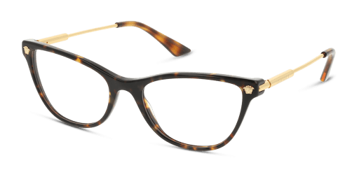 Versace VE3309 108 női havana színű macskaszem formájú szemüveg