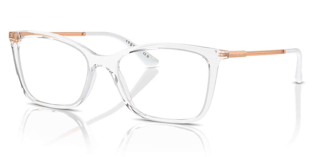 VOGUE 0VO5563 női transzparens színű macskaszem formájú szemüveg