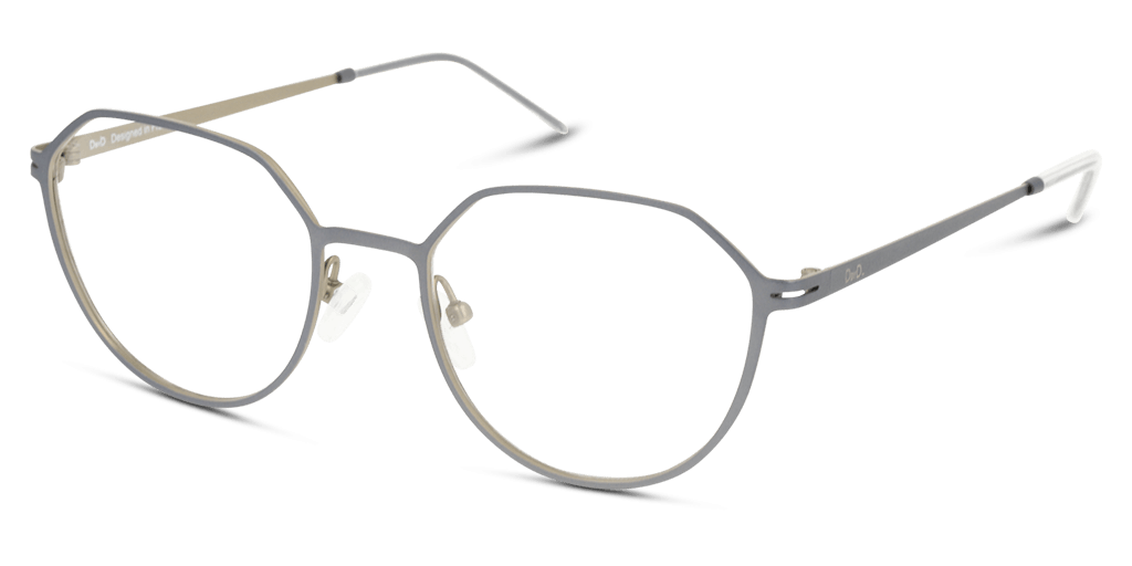 DbyD DBOM9023 férfi szürke színű pantó formájú szemüveg
