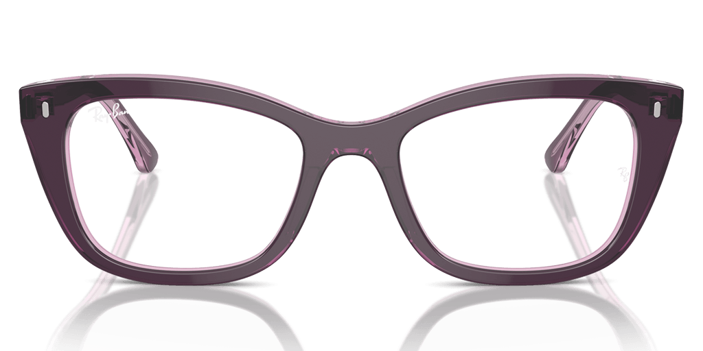 Ray-Ban 0RX5433 női lila színű négyzet formájú szemüveg