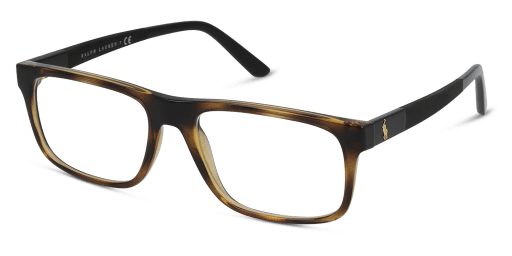 Polo Ralph Lauren 0PH2218 férfi havana színű négyzet formájú szemüveg