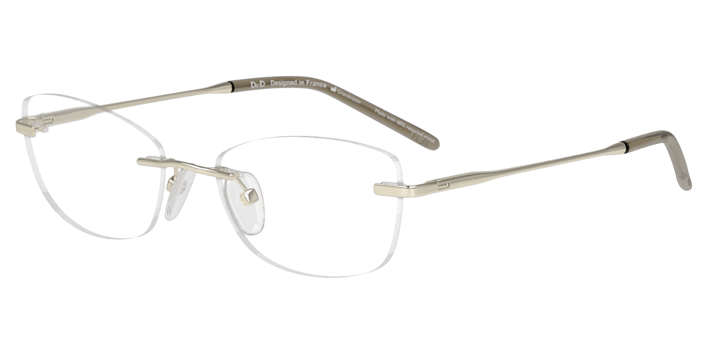 DbyD DBOF7004 női ezüst színű téglalap formájú szemüveg