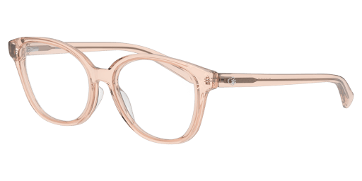 Unofficial 0UJ3008 gyermek bézs színű mandula formájú szemüveg
