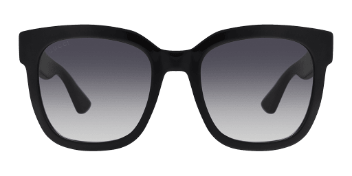 GUCCI GG0034SN 002 női fekete színű téglalap formájú napszemüveg