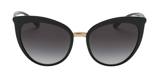 Dolce and Gabbana DG6113 501/8G női fekete színű macskaszem formájú napszemüveg
