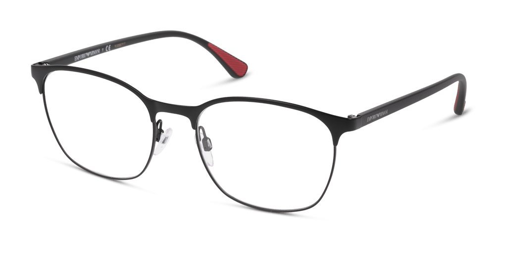 Emporio Armani EA1114 3001 férfi fekete színű ovális formájú szemüveg