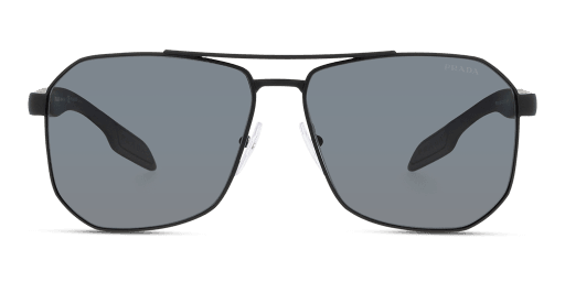 Prada Linea Rossa PS 51VS DG05Z1 férfi fekete színű téglalap formájú napszemüveg