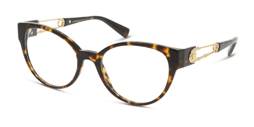 Versace VE3307 108 női havana színű macskaszem formájú szemüveg