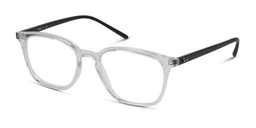 Ray-Ban RX7185 5943 férfi transzparens színű négyzet formájú szemüveg