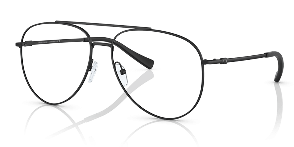 Armani Exchange 0AX1055 férfi fekete színű pilóta formájú szemüveg