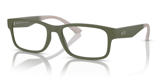 Armani Exchange 0AX3106 férfi zöld színű téglalap formájú szemüveg