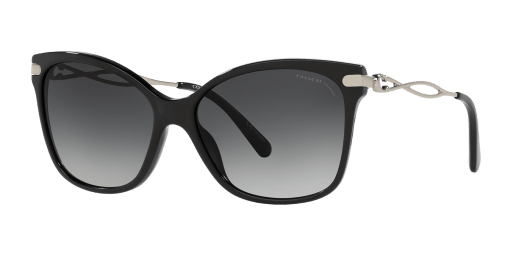 Coach HC8316 5002T3 női fekete színű macskaszem formájú napszemüveg
