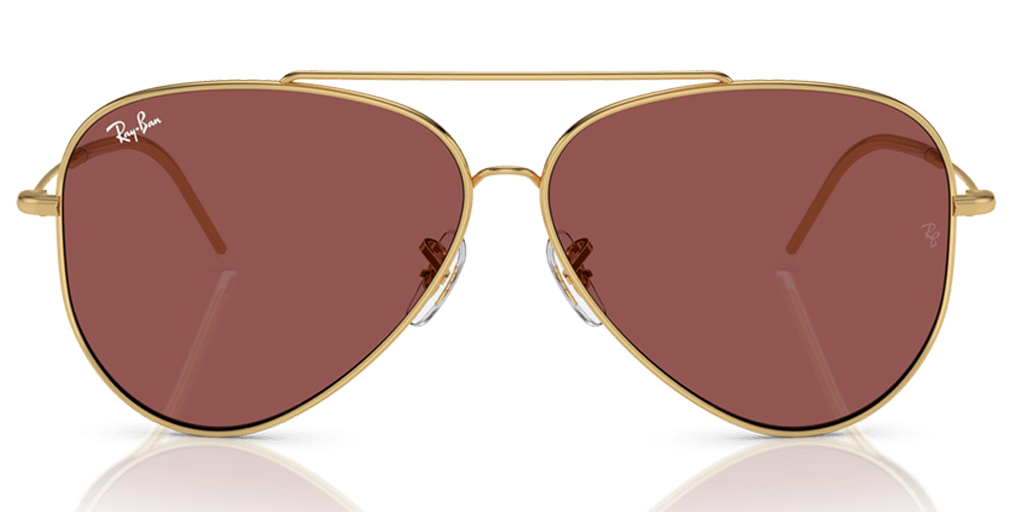 Ray-Ban Aviator Reverse RBR0101S 001/69 női arany színű pilóta formájú napszemüveg