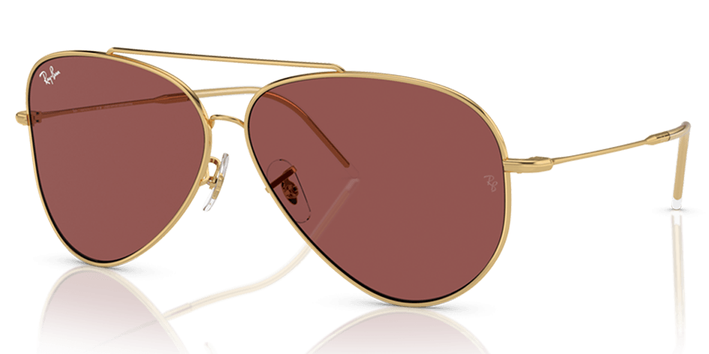 Ray-Ban Aviator Reverse RBR0101S 001/69 női arany színű pilóta formájú napszemüveg