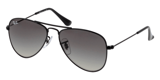 Ray-Ban RJ9506S 220/11 gyermek fekete színű pilóta formájú napszemüveg