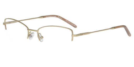 DbyD DBOF7003 női arany színű téglalap formájú szemüveg