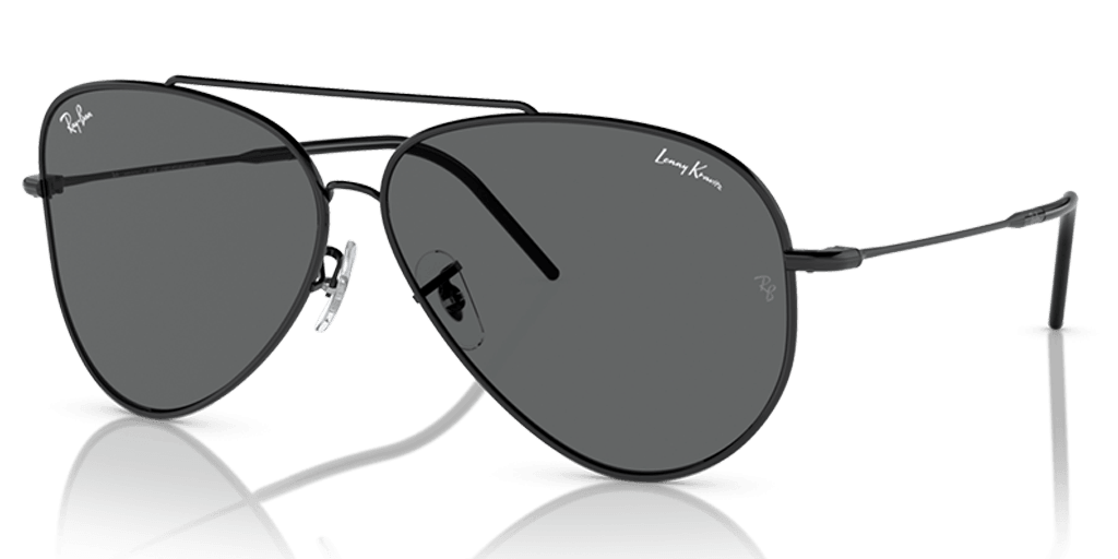 Ray-Ban Aviator Reverse RBR0101S 002/GR férfi fekete színű pilóta formájú napszemüveg