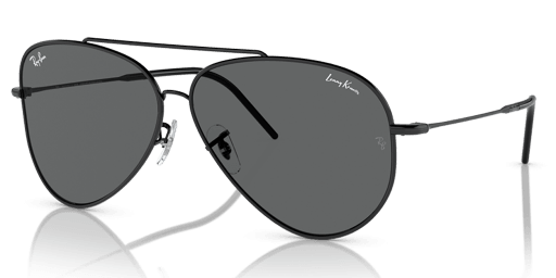 Ray-Ban Aviator Reverse RBR0101S 002/GR férfi fekete színű pilóta formájú napszemüveg