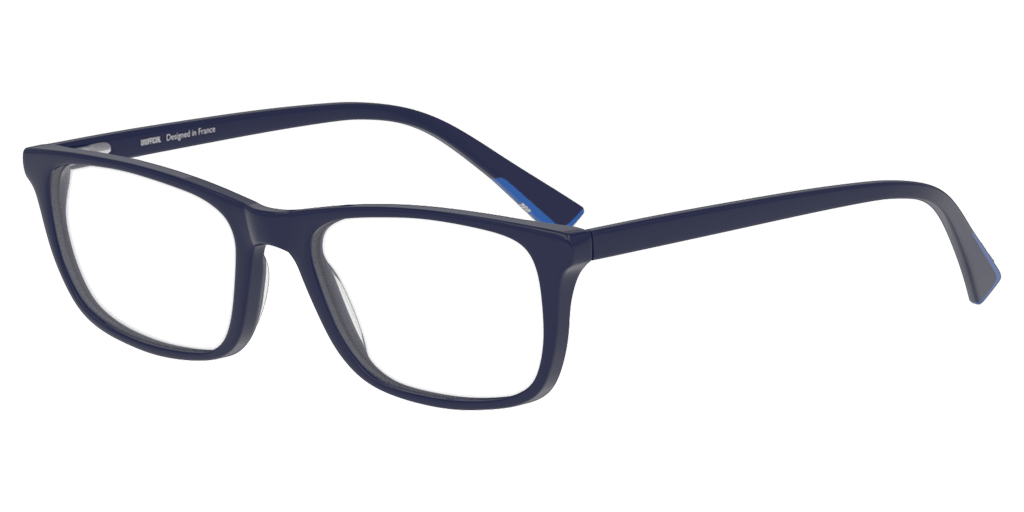 Unofficial UNOM0003 férfi kék színű téglalap formájú szemüveg