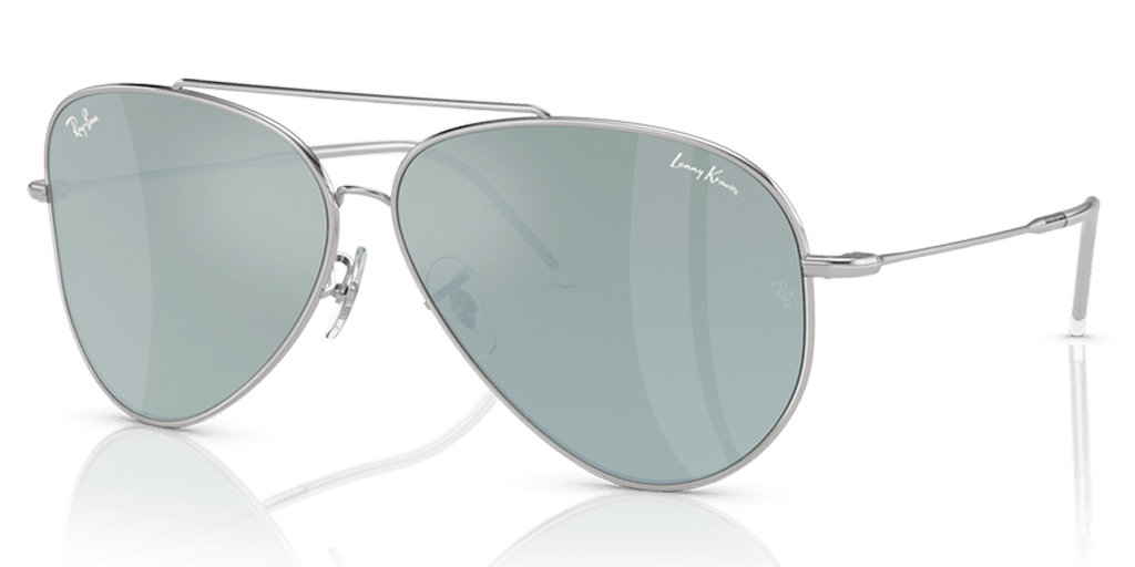 Ray-Ban Aviator Reverse RBR0101S 003/30 férfi ezüst színű pilóta formájú napszemüveg