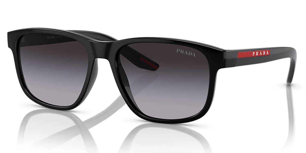 Prada Linea Rossa 0PS 06YS férfi fekete színű négyzet formájú napszemüveg