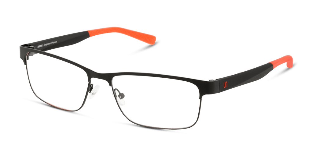 Unofficial UNOM0199 BR00 férfi fekete színű téglalap formájú szemüveg