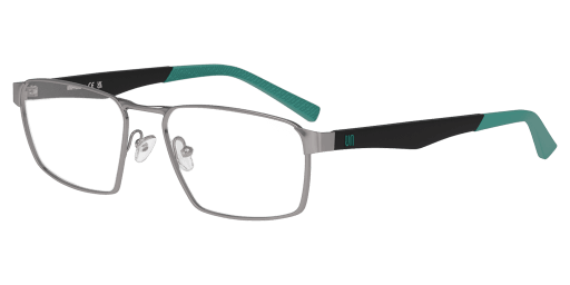 Unofficial 0UO1152 férfi szürke színű téglalap formájú szemüveg