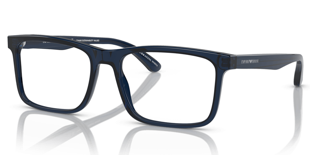 Emporio Armani 0EA3227 férfi transzparens színű négyzet formájú szemüveg