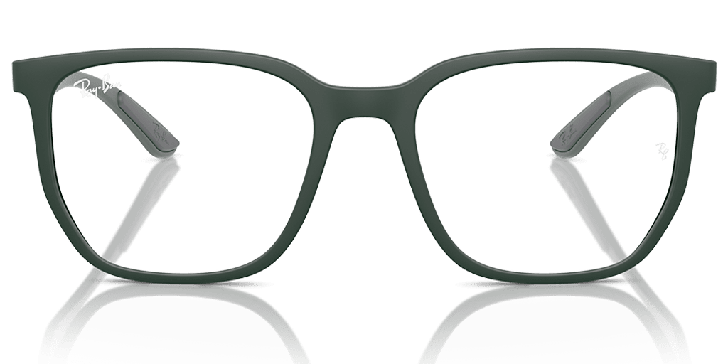 Ray-Ban 0RX7235 férfi zöld színű különleges formájú szemüveg