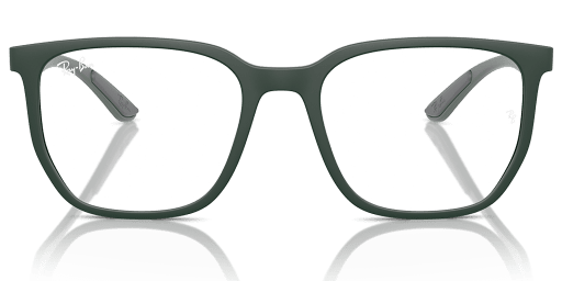 Ray-Ban 0RX7235 férfi zöld színű különleges formájú szemüveg