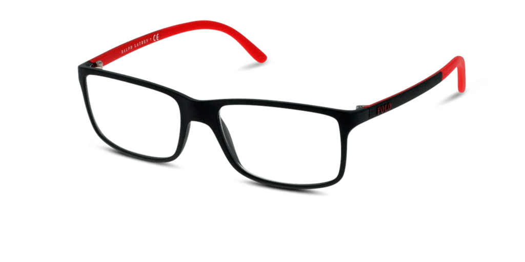 Polo Ralph Lauren PH2126 5504 férfi fekete színű téglalap formájú szemüveg