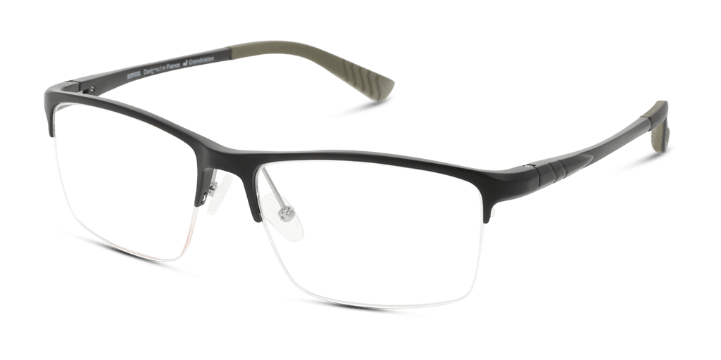 Unofficial UNOM0325 BB00 férfi fekete színű téglalap formájú szemüveg