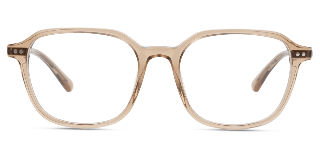 Unofficial 0UO2156 férfi barna színű téglalap formájú szemüveg